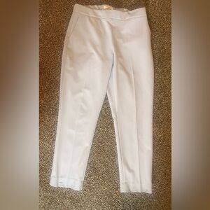 Calvin Klein Periwinkle dress pants/back elastic/side zip/cropped/15’waist